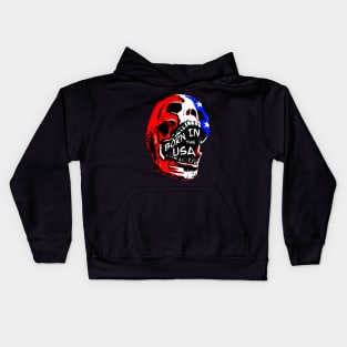 BORN IN THE USA Kids Hoodie